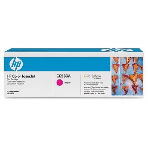 Cartouche d'impression magenta HP CC533A