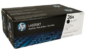 Pack de 2  Cartouche d'impression noire HP LaserJet N°CB436A