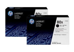 HP 80X Dual Pack - CF280XD - cartouche de toner - haute capacité - 2 x noir - 69